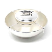 Silver Sturgeon Top Bowl Caviar Server