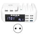 thumbnail image 1 of Cargador multifuncional Sincero de 5 puertos USB inalámbrico de carga rápida 110‑240V Europeo, 1 of 10