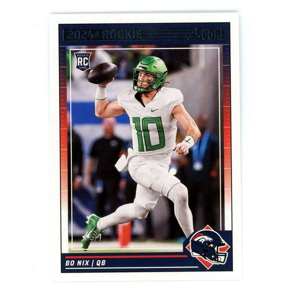 NFL 2024 Score Football    Bo Nix #332 (Rookie)