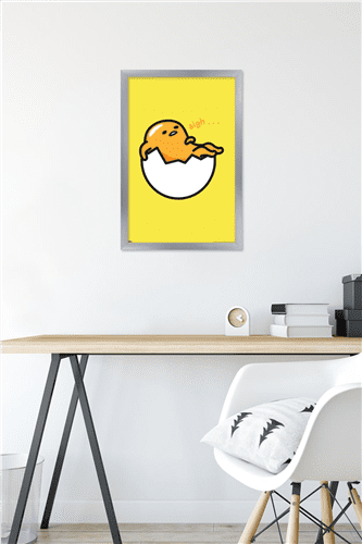 Gudetama - Sigh Wall Poster, 14.725" x 22.375" Framed