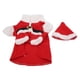 thumbnail image 4 of Disfraz navideño para perro, sudadera con capucha de invierno de Papá Noel con gorro para perros pequeños, medianos y grandes., 4 of 14