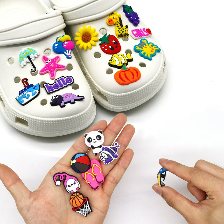 Koralakiri 100 Pack Shoe Charms for Kids Clog Charms Wristband