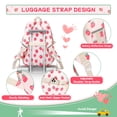 thumbnail image 5 of Soda Candy Backpacks for Girls 3pcs Kids Backpack Set with Lunch Bag Pencil Case Students Bookbag for Elementary Primary Middle School, Strawberry, 5 of 8