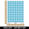 thumbnail image 2 of Happy Duckling Head 200+ Round Stickers - Light Blue - Matte Finish - 0.50" Size, 2 of 3