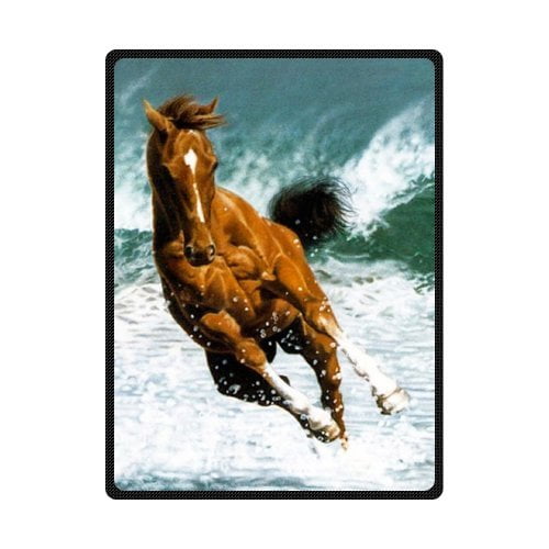 Horse fleece blanket sale