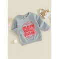 thumbnail image 4 of Elippeo Baby Kids Valentine's Day Kids Baby Boys Girls Sweatshirt 6M 12M 18M 24M 3Y 4Y Long Sleeve Letters Print Hoodie Tops Clothes, 4 of 10