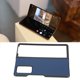 thumbnail image 5 of Funda De Cuero, Textura De Fibra De Carbono, Antiarañazos, Fácil Acceso, Funda Para Teléfono Móvil Anticaída Para Galaxy Z Fold 2 ANGGREK Azul, 5 of 8