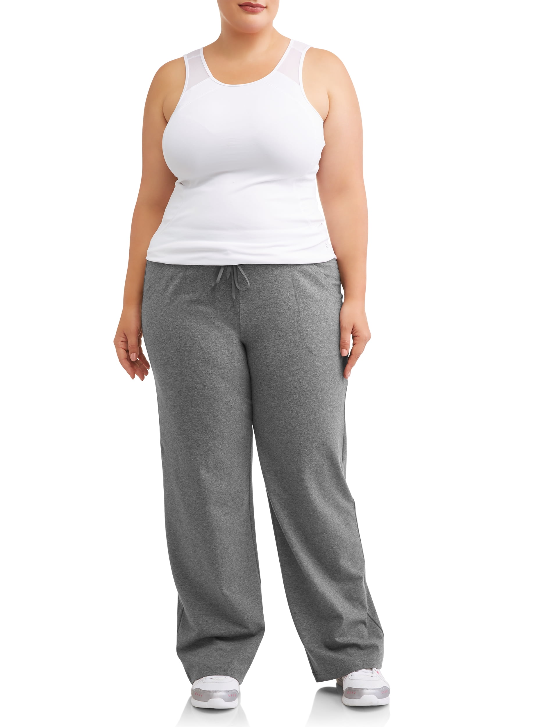Athletic Works Women's and Women's Plus Dri-More Core Relaxed Fit Yoga Pants  - Yahoo Shopping