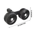 thumbnail image 3 of XGFHYJEH Car Fan, Fan for Car, Portable Fan for Car, Car Fan for Dashboard, Car Fans that Blow Cold Air, Car Fans for Cooling inside a Car, 3 of 7
