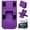 Purple*1, variant on Hidden Anti-Theft Passport Pouch, 3-in-1 Nylon Travel Security Belt Wallet