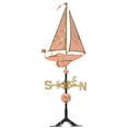 thumbnail image 2 of Whitehall 45027 Copper Sailboat Weathervane - Polished, 2 of 3