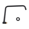 thumbnail image 3 of S Type Shower Arm, 304 Stainless Steel Rotatable Shower Head High Rise Extension Arm with Shower Arms and Slide Bars, 3 of 8