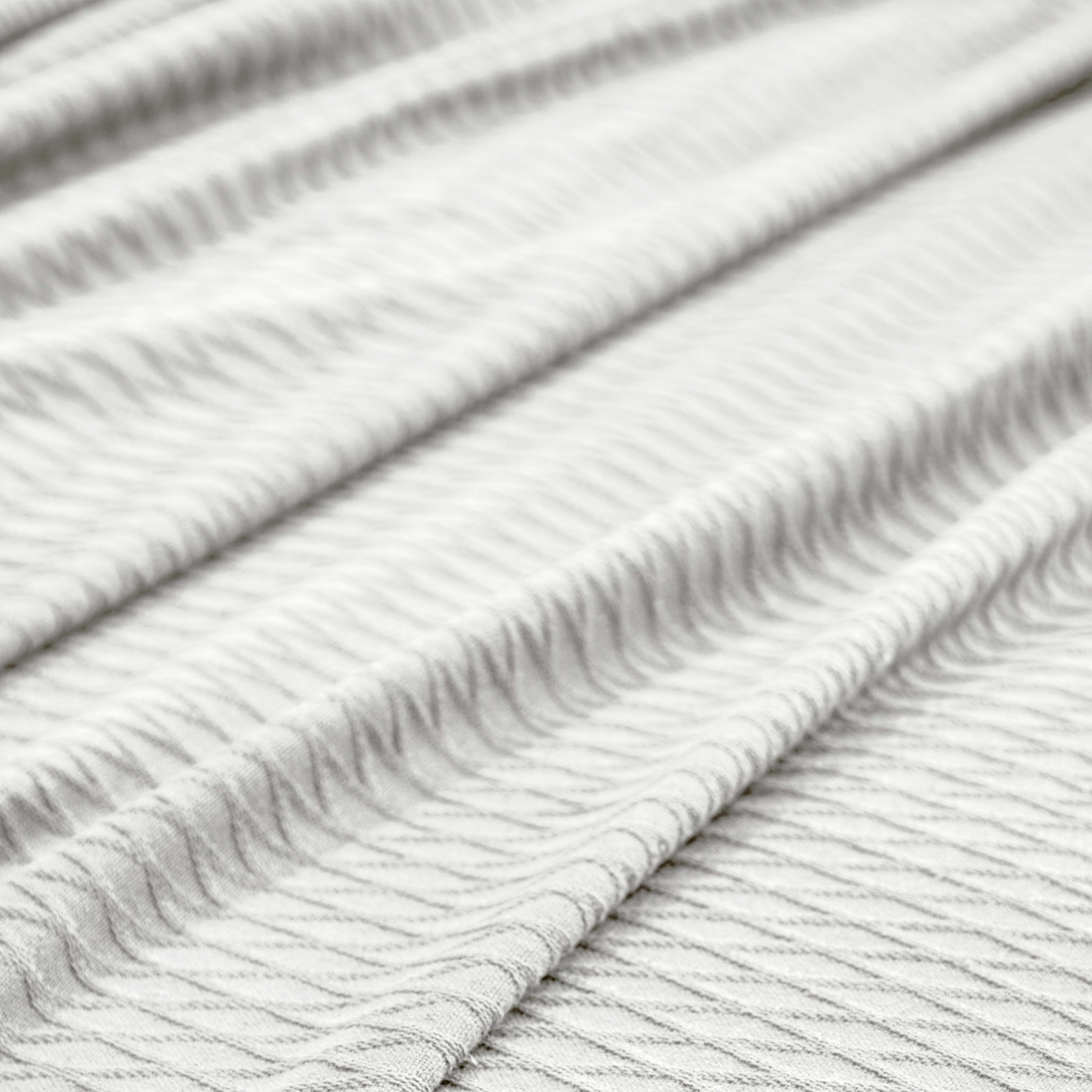 Superior Diamond Weave Cotton Blanket All Season Bed Blankets, King, Platinum