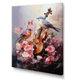 thumbnail image 2 of Designart "Harmonic Hues: Violin And Nature" Music Canvas Prints, 2 of 7