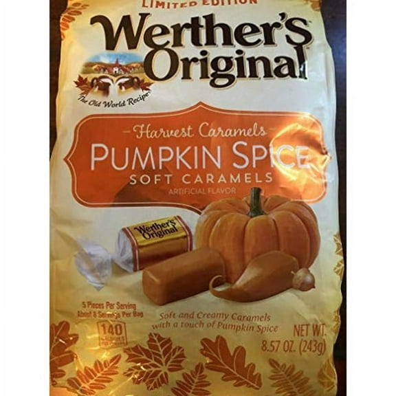 Original Pumpkin Spice Soft Caramels Limited Edition 8.57Oz