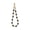 Black, variant on Beaded Phone Wrist Strap with Quick-Release Buckle, Hands-Free Lanyard for Mobile Phones