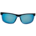 thumbnail image 2 of Epoch Eyewear Delta 2.0 Sport Polarized Sunglasses Crystal Blue Black Frame w/Blue Mirror Lens, 2 of 7