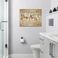 thumbnail image 5 of Shark Bathroom Decor Wall Art Funny Shark Pictures Wall Decor God Says You Are Canvas Print Modern Artwork Home Decoration For Kids Room Bathroom Bedroom Office Framed 16"x12", 5 of 6