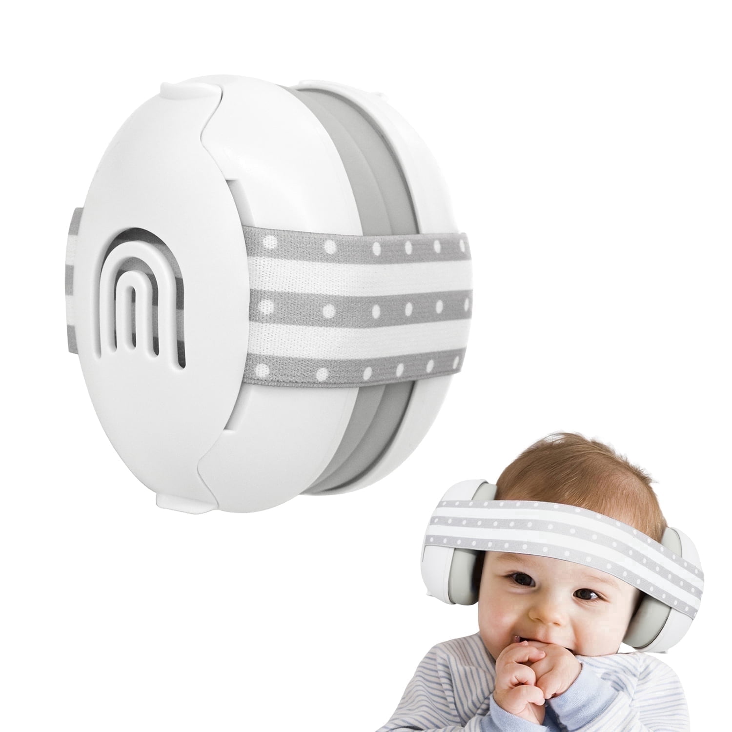 Baby Earmuffs, Adjustable Hearing Protection for Newborn Toddler 0-36 Months, Sound Block Accessory for Airplane Travel & Sleep