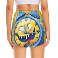 thumbnail image 4 of Haiem Funny Alarm Clock Illustration Women's 2 in 1 Running Shorts - Lightweight Athletic Workout Gym Yoga Breathable Sports Shorts Liner with Phone Pockets-Medium, 4 of 9