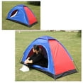 thumbnail image 4 of GLFILL 2 Person Tent Beach Trips Hiking With Single Layer Door Compact Outdoor Oxford Cloth 170T PU Polyester New Practical 1 person, 4 of 7