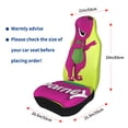 thumbnail image 4 of Barney And Friends Car Seat Covers Set 2Pcs, Front Seat Covers for Car Truck Sedan SUV Auto, Universal Fit Vehicle Enterior Bucket Seat Protector Car Accessories, 4 of 8