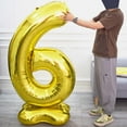thumbnail image 5 of 65 Inch Giant Silver Foil Number Balloon,Old Children's Birthday Party Helium Balloon Wedding And Celebration Themed Party Decoration Supplies, 5 of 6