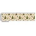 thumbnail image 2 of Ambesonne Christmas Fabric by the Yard Upholstery, Poinsettia Flowers, 10 Yards, Olive Green Yellow, 2 of 4