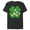 Dark Heather, variant on Disney Donald Duck 4-Leaf Clover Retro St. Patrick's Day - Short Sleeve Blended T-Shirt for Adults - Customized-Yellow
