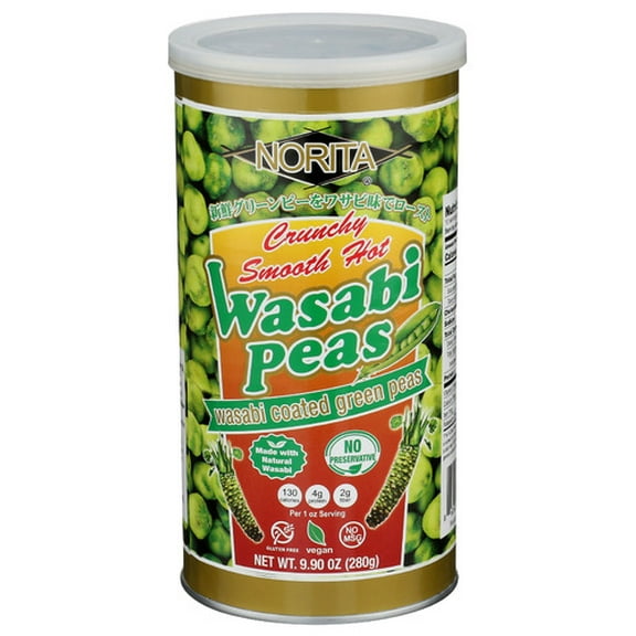 Pack of 12 Norita Wasabi Coated Peas 9.9 oz