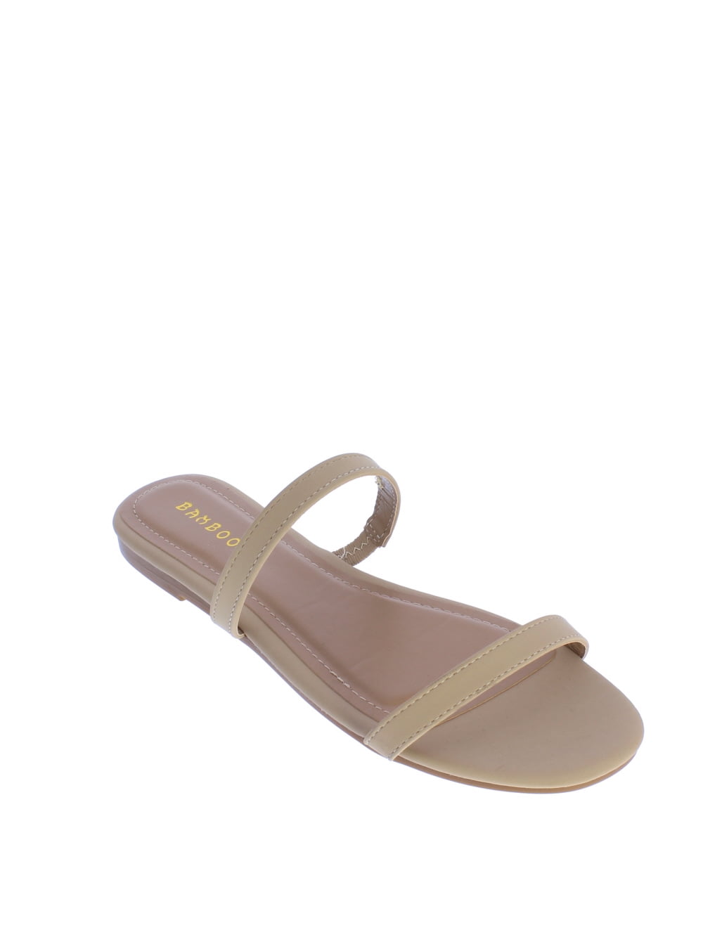 bamboo double strap sandals