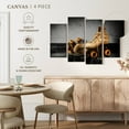 thumbnail image 4 of Elephant Stock Vintage Skates Pop Wall Art - Horizontal Multi Panel Canvas - Living Room Wall Decor - Hobbies And Lifestyle Multi Panel - Beige And Black Decor - 24" x 14", 4 of 4