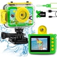 thumbnail image 1 of Cámara impermeable GKTZ Kids 20MP 1080p con tarjeta SD de 32GB rosa, 1 of 7
