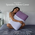 PharMeDoc Purple Cooling Memory Foam Pillow for Adults, Ventilated Hole