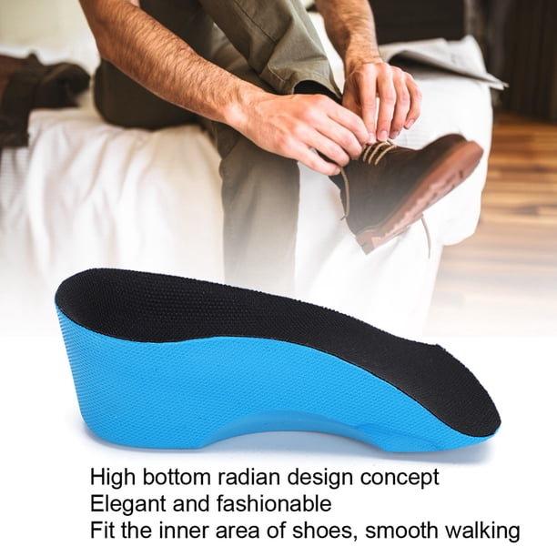 Plantilla paraumar la Altura, Inserceses para Levantar El Talón del Zapato para Mujeres y Hombres, Cómodas almohadillas para Zapatos, Plantillas Elevadoras, Almohadillas