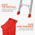 thumbnail image 2 of 2pcs Ladder Feet Rubber Pads Step Ladder Feet Covers Anti-slip Telescoping Ladder Feet Mats, 2 of 9