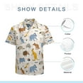thumbnail image 7 of High Quality Hawaiian Shirts for Men Short Sleeve Aloha Beach Shirt Floral Summer Casual Button Down Shirts Blouses XY4TVS, 7 of 7