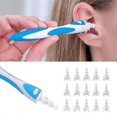 thumbnail image 2 of Spiral Silicone Ear Wax Remover, Ear Cleaner (16 Replacement Heads), 2 of 3