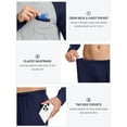 thumbnail image 7 of MoFiz Men's Bamboo Pajamas Set Long Sleeve Crew-Neck Top and Pants with Pockets Loungewear 2-Piece for Men, 7 of 7