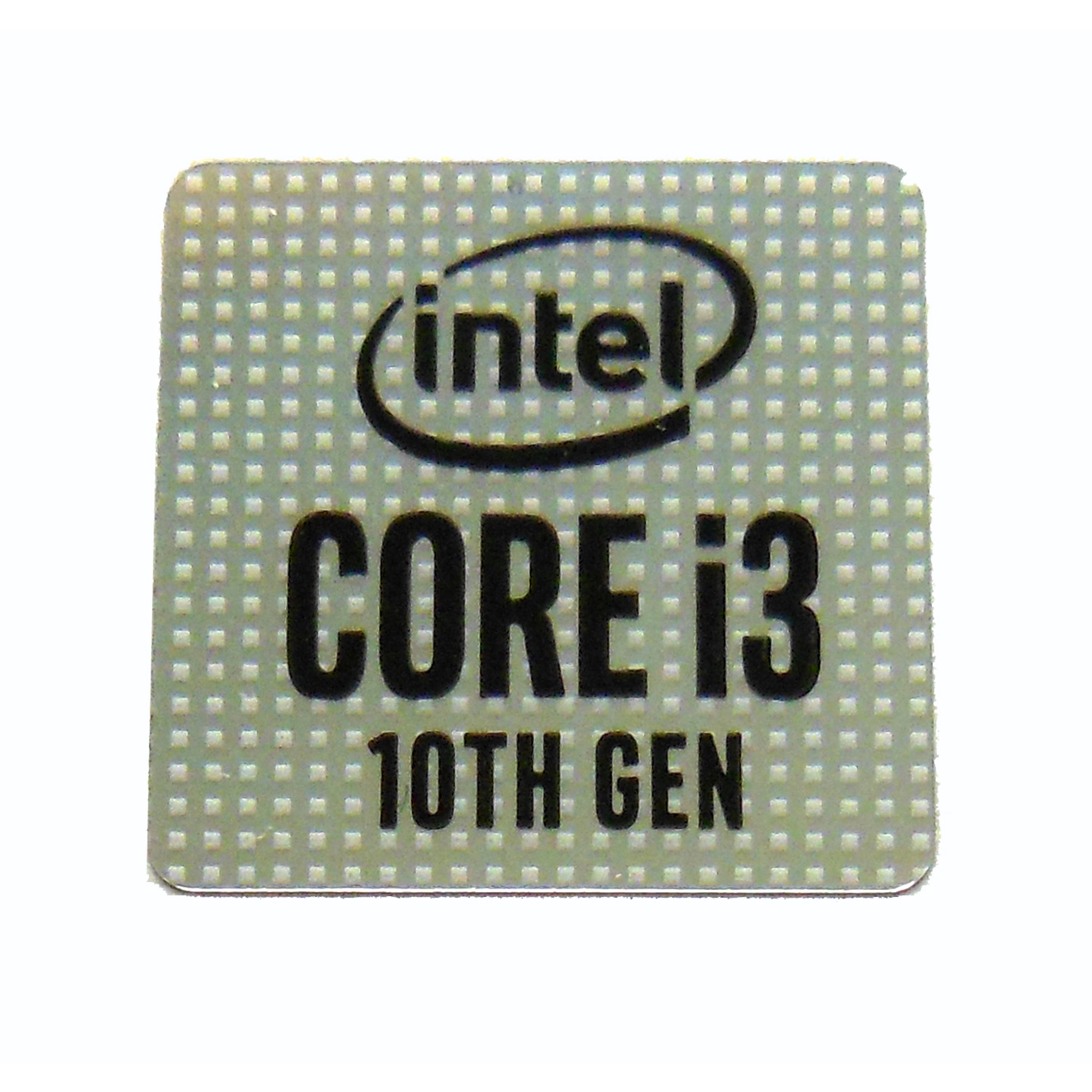 Intel Core i3 10th Gen Sticker 18 x 18mm / 11/16" x 11/16" [1054]