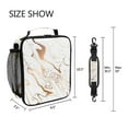 thumbnail image 5 of ALAZA White Marble Kids Lunch Bag Insulated Lunch Box Thermal Cooler Tote, 5 of 6