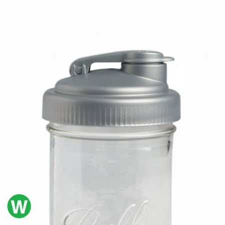 reCAP Mason Jars POUR, Wide Mouth, Canning Jar Lid, Silver ...
