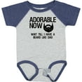 thumbnail image 3 of Inktastic Adorable Now...wait Till I Have a Beard Like Dad Boys Baby Bodysuit, 3 of 5