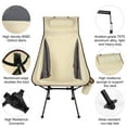 thumbnail image 3 of Lightweight Folding Camping Chair, Portable Compact for Outdoor Camp, Picnic,Hiking, Backpacking, Supports 330Lbs, 3 of 8