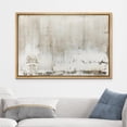 thumbnail image 2 of wall26 Framed Canvas Print Wall Art Pastel Minimal Grunge Brown White Paint Strokes Abstract Shapes Illustrations Modern Art Decorative Contemporary for Living Room, Bedroom, Office - 24x36 Natural, 2 of 5