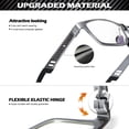 thumbnail image 5 of ANYLUV Blue Light Glasses for Computer and Reading Lightweight Al-Mg Metal Anti-Eye Strain Glasses for Woman & Men, 5 of 9
