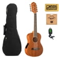 thumbnail image 1 of Oscar Schmidt OU28TE Tenor 8 String Electric Ukulele w/Padded Gigbag,Tuner,Strings & PC, OU28TE COMP, 1 of 12