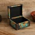 thumbnail image 1 of Caja de almacenamiento de joyas de madera Jadeshay estilo europeo, 1 of 11