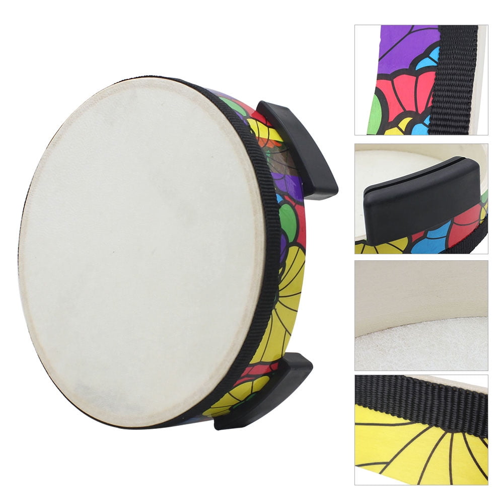 Small Hand Drum, Frame Drum, Imitation Sheepskin For Educational Kids