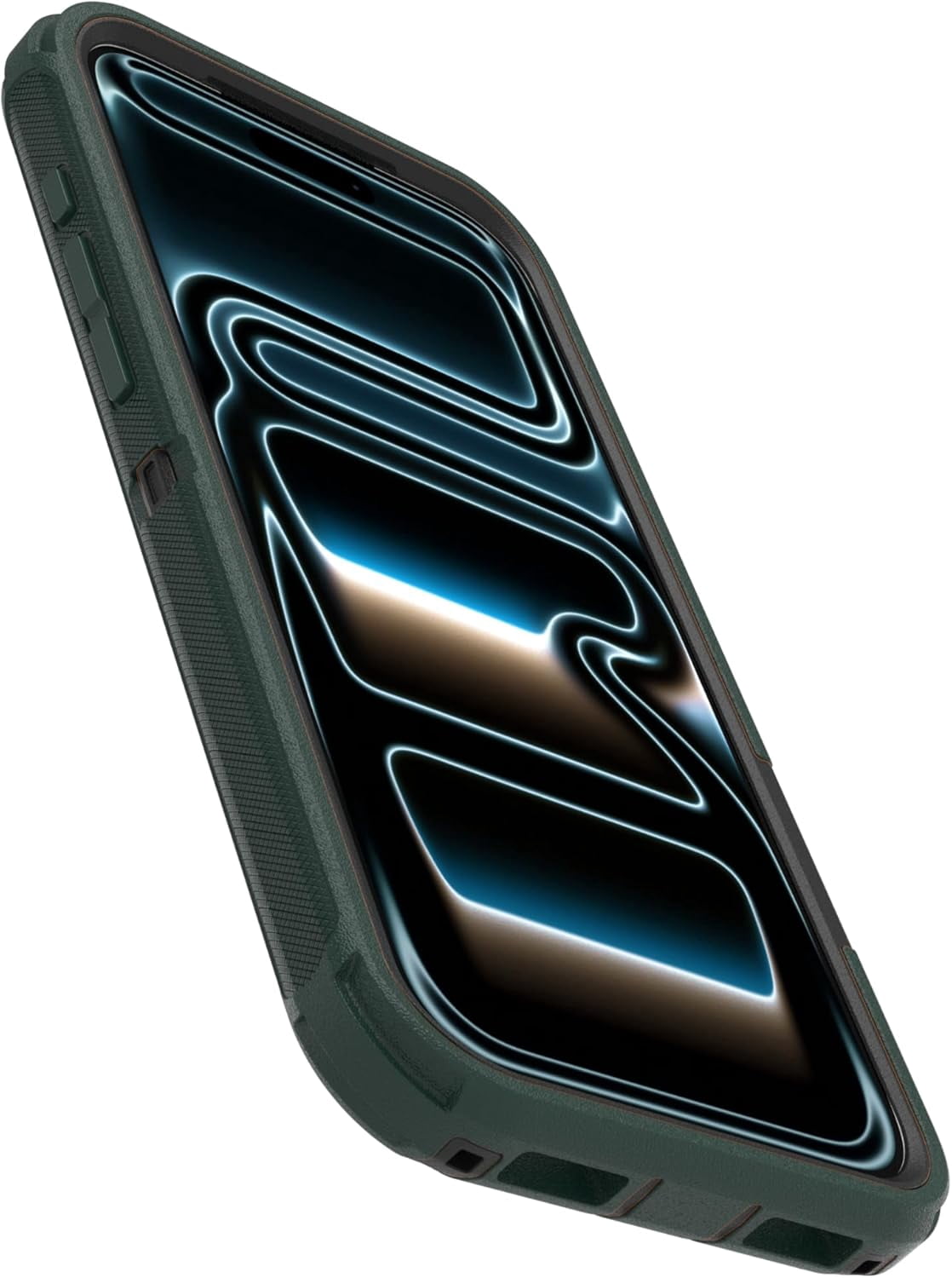 OtterBox iPhone 17 Pro Max (Only) - Defender Series Case - Roasted Cashew Mist (Green & Black) - Snaps on MagSafe - Tough - Rugged & Durable